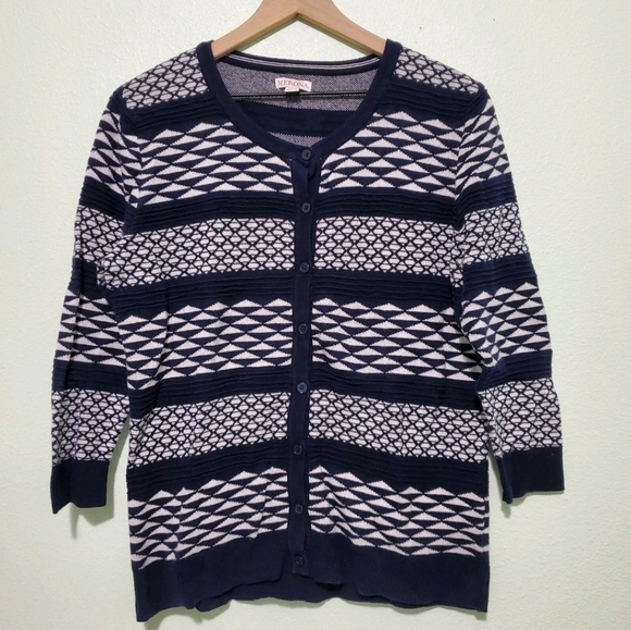 Merona • Navy Cardigan - Picture 1 of 7